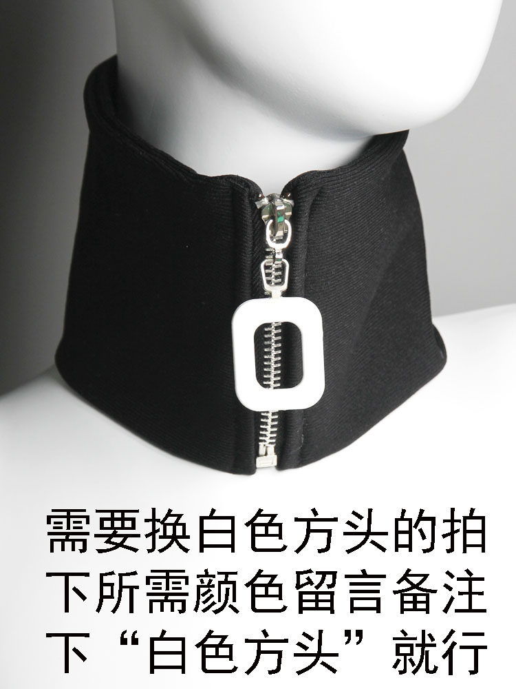 MENS DOWN JACKET FALSE COLLAR KNITTED STRETCH STAND COLLAR NECK PROTECTOR BLACK STAND NECK NECK COVER COUPLES UNIVERSAL NECK ORNAMENT NECKBAND