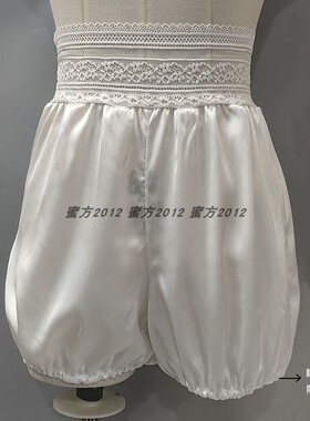 高腰弹力蕾丝轻薄JK南瓜安全裤防走光丝缎白色百搭少女夏季打底裤