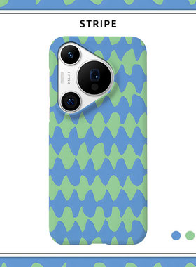 「跳动」适用华为P50手机壳P40半包磨砂硬壳P60Art保护套Pura70pro+肤感80Ultra日韩格纹撞色小众高级感ins风