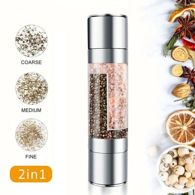 Manual Stainless Steel Salt and Pepper Grinder, Adjustable C