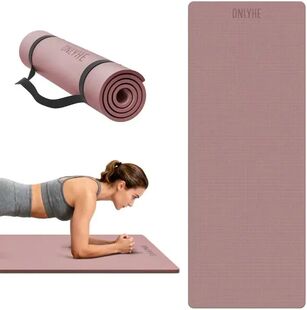 Extra Thick 8mm Yoga Mat, 72x26 inches, TPE Material, Anti-S