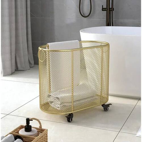 Laundry Hamper Basket Home Stylish Clothes Storage Bin Bathr