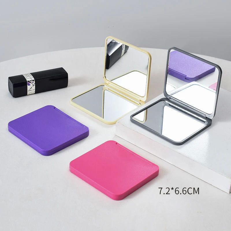 Double-Sided Makeup Mirrors Women Portable Cute Handheld Min