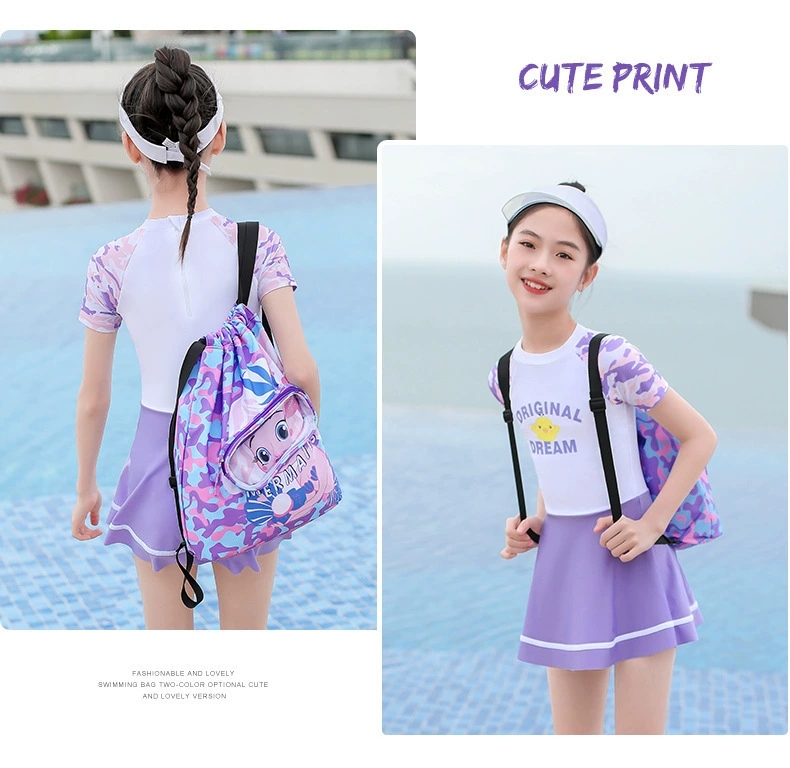 Children's swimming bag wet and dry separation storage bag