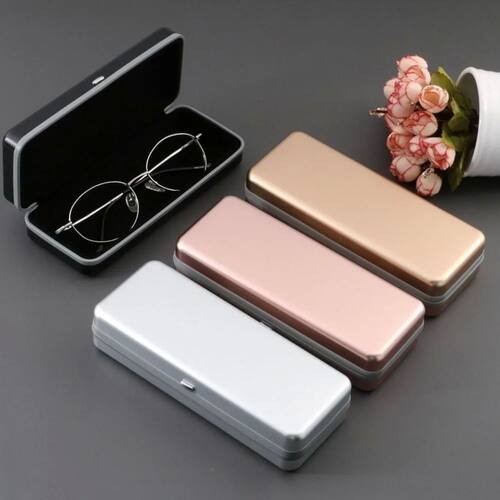 Cubojue Aluminum Glasses Case Hard Ultralight Eyeglasses Box
