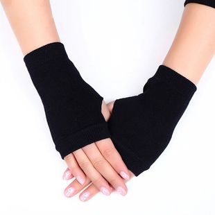 Unisex Combed Cotton Fingerless Gloves Fingerless Finger Glo