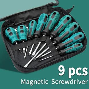 With Magnetic Screwdriver Household Multifunctional Set 9Pcs