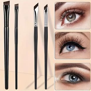 diagonal thin eyeliner brush fine 2pcs set ultra