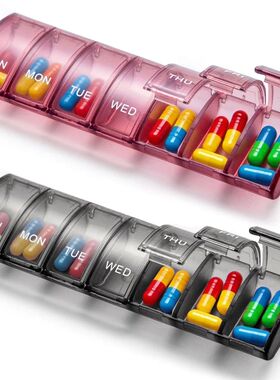 1PCS Weekly Pill Case, Medicine Planner, Vitamin Organizer B