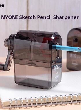 Manual Pencil Sharpener Adjustable Long Pencil Nibs Sharpens