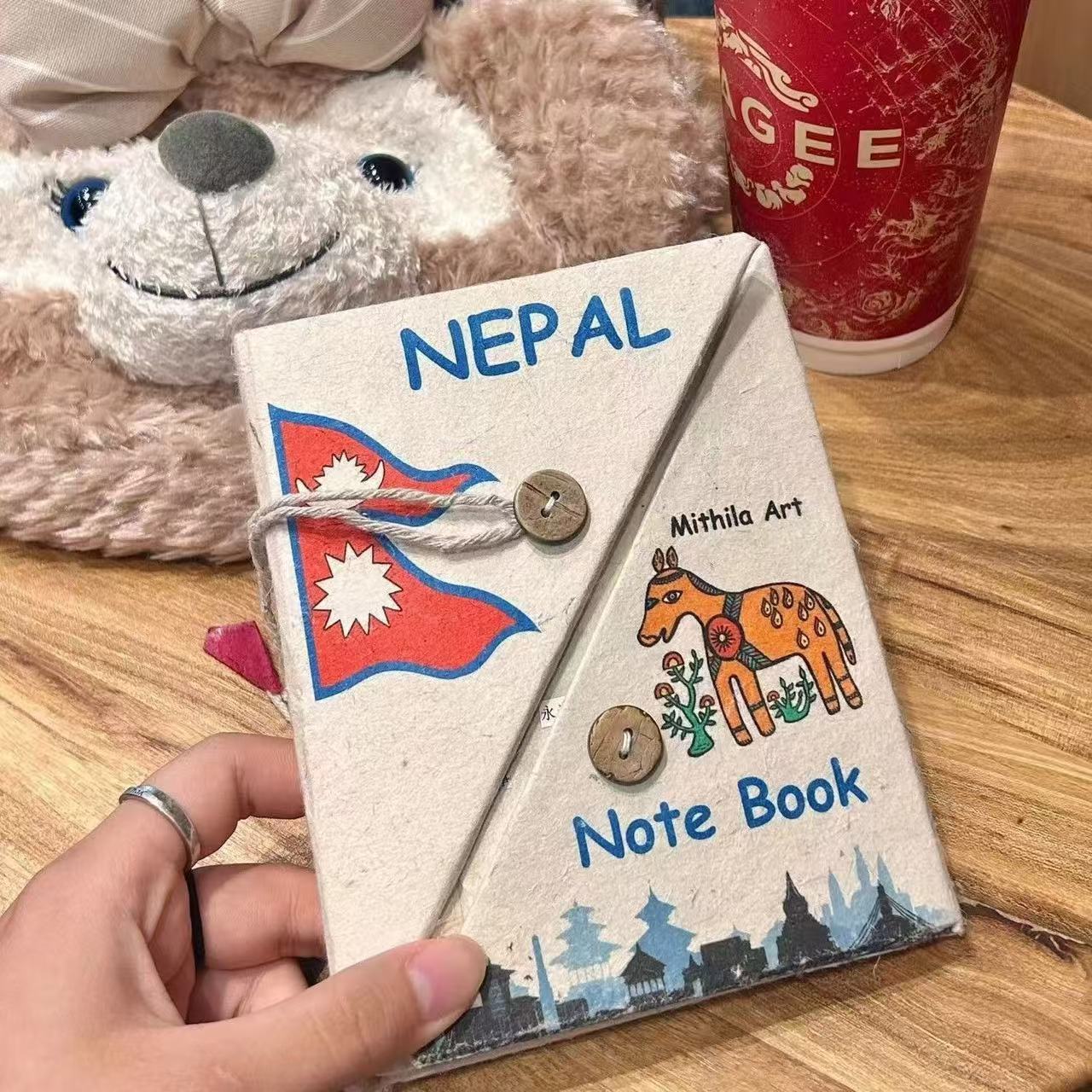 Handmade notebook niche retro style manual ledger
