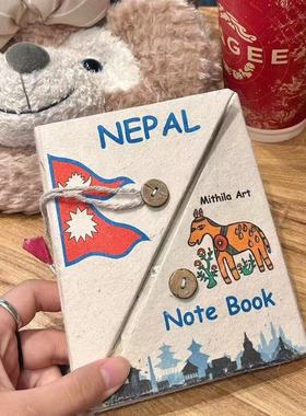 Handmade notebook niche retro style manual ledger