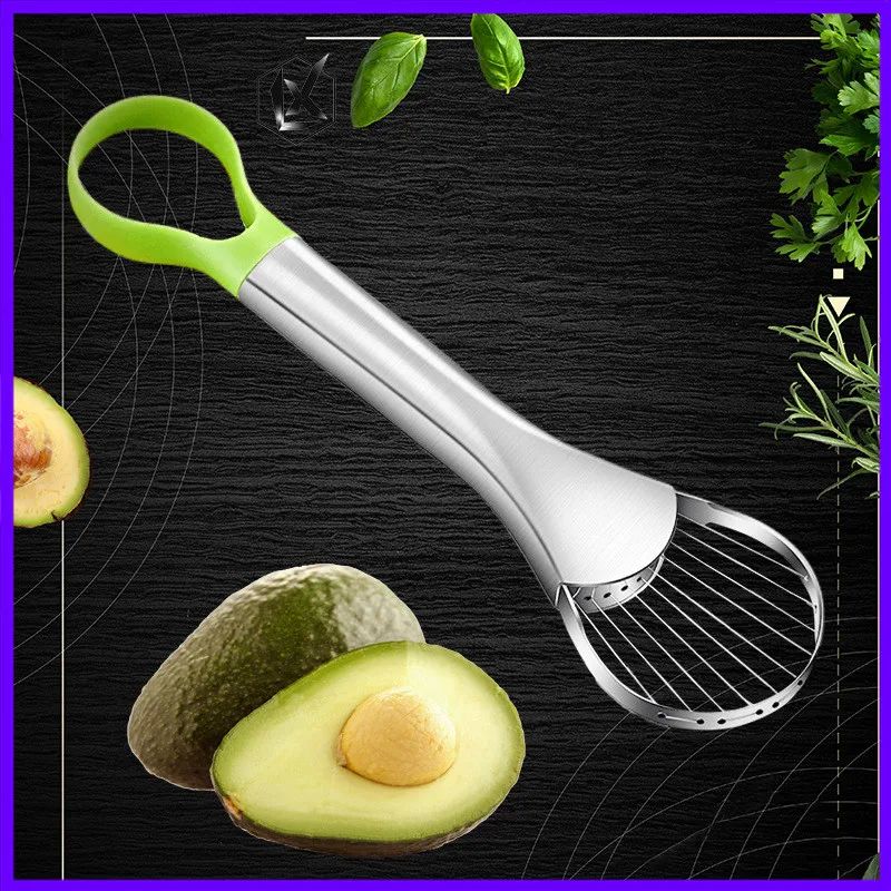 Fruit Cutting Avocado Knife Gadget Stainless Steel Multi-pur