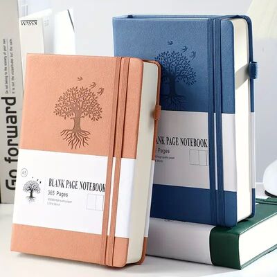 Extra Thick A5 Blank Notebook Diary 730 Pages Notepad Softco