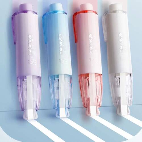 Candy Color Press Replaceable Core Correction Tape Cute Pen