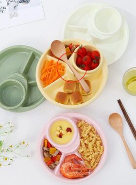 1Pc Nordic Round Fruit Salad Plate Microwave Safe Reusable D