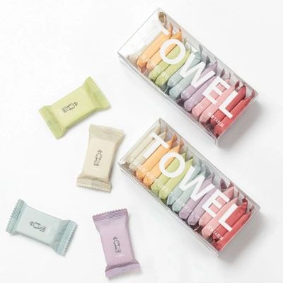 14Pcs Compressed Towel Travel Disposable Face Towel Cleaning