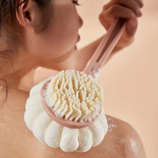 Brush Double Towel Handle Shower Bath Scrubbing Long Sided