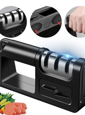 Stainless Steel Knife Sharpener Kitchen Professional Sharpen