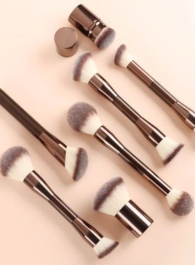 7pcs Double Head Face Makeup Brush Soft Fiber Hair Highlight