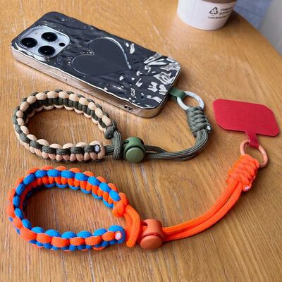 Handwoven Adjustable Mobile Phone Universal Case Lanyard Wri