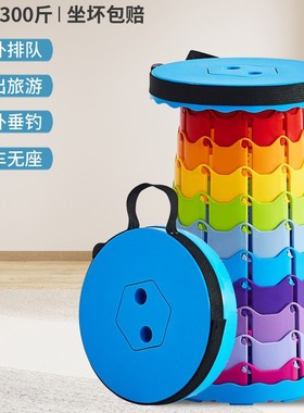 Extensible folding chair, high-speed train, extendable chair