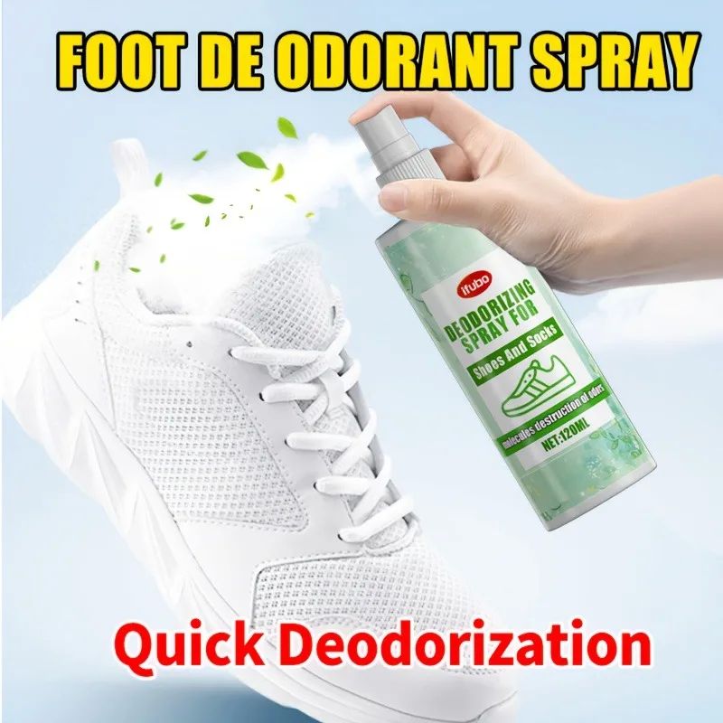 Multifunctional Shoe & Sock Deodorant Spray: Eliminates Odor