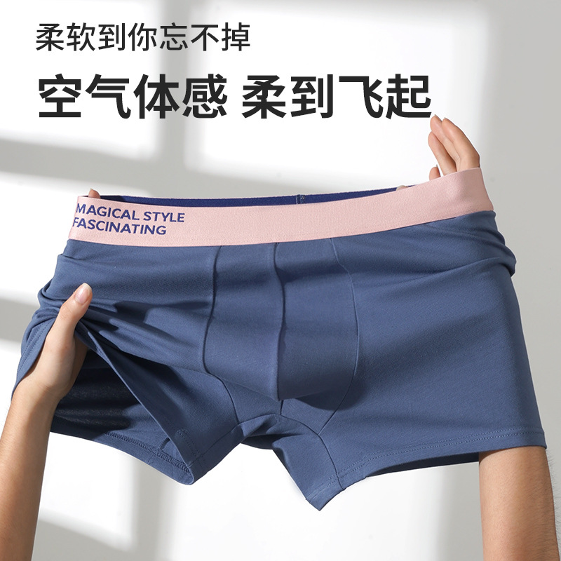 Combed cotton men's briefs Comfy boxers Boxers