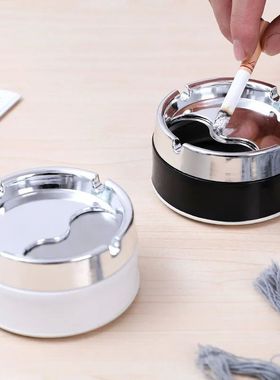 1pcs 9cm Car Mounted Sealed Rotary Ashtray With Lid Easy To