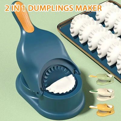 New 2 In1 Dumpling Maker DlY Kit Wrapper Presser Manual Labo