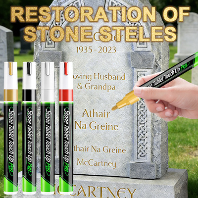 Stone tablet pen  Tombstone pen  Restoration pen