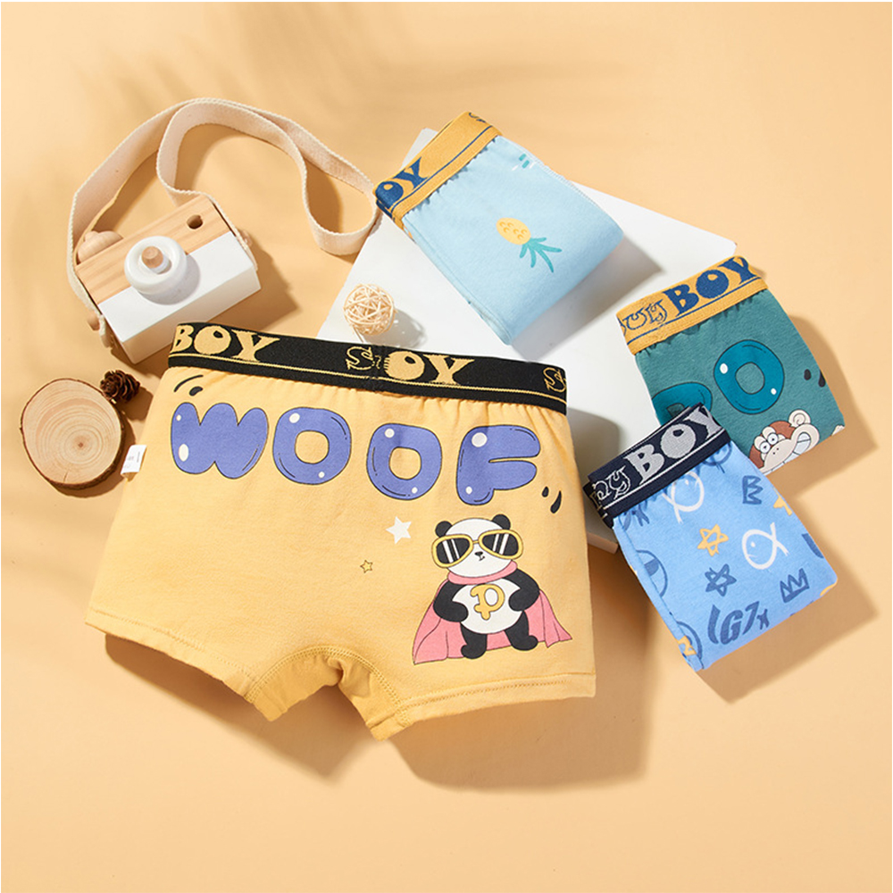 Children's Underwear for Kids Cartoon Shorts Soft Cotton Und-封面