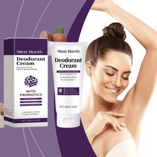 West&Month Underarm Deodorant Cream Long Lasting Aroma White