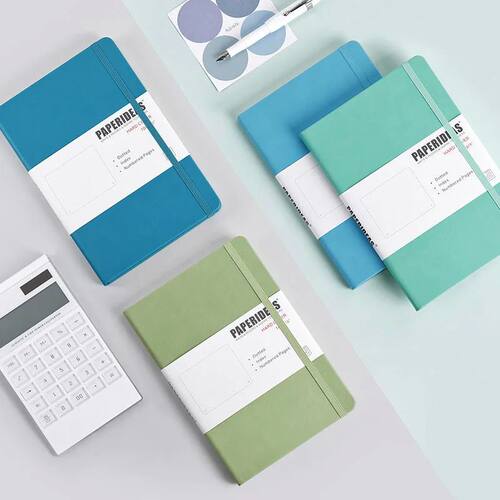 Hardcover A5 Bullet Journals Dot Notebook 188 Page 100gsm