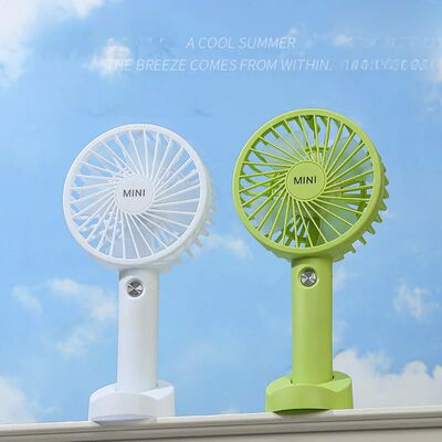Handheld Fan Outdoor Portable USB Charging Cartoon Small Fan