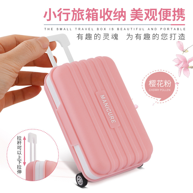 12 suitcase nail clippers Home nail clippers manicure kit