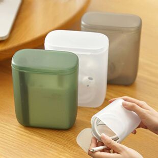 1pcs Mobile Data Cable Storage Box Headphone Charger Transpa