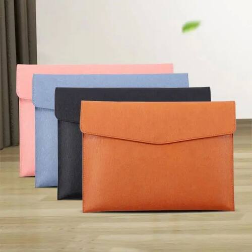 A4 File Information Bag Large Capacity Magnetic Buckle Simpl