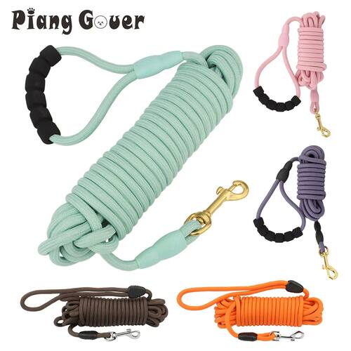 5M/10M Dog Leashes Long Pet Leash Puppy Walk Training Round