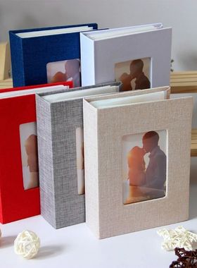 New Photo Album 100 Pockets Photo Album 4x6 Photos Linen Cov