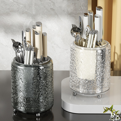 Kitchen knife holder Rotary storage rack Knife storage rack