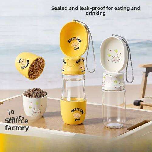 New Portable Pet Water Bottle Travel Cup for Cats Dogs Leak