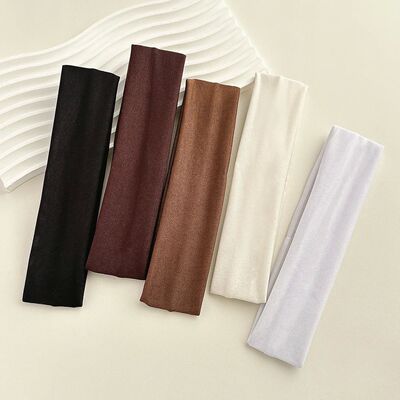 Four Seasons Solid Sports Headbands For Women Fitness Runnin