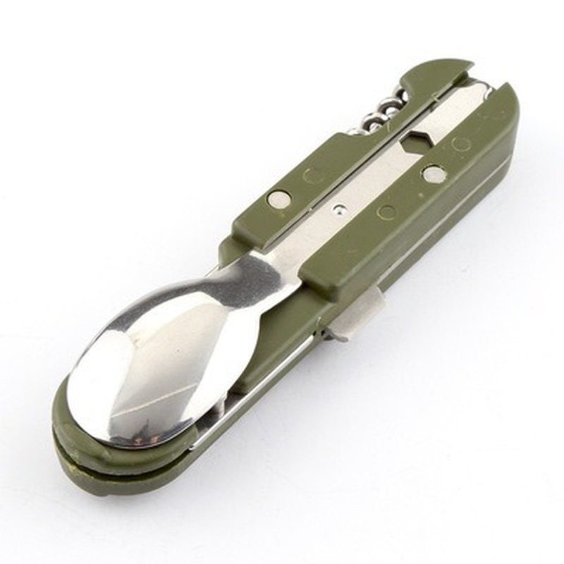 army green folding portable stainless steel camping picnic c