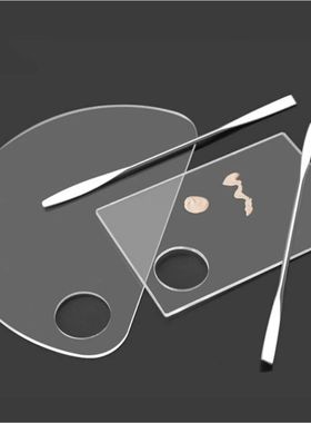 1 Pcs Acrylic Transparent Acrylic Makeup Palette Gel Waterco