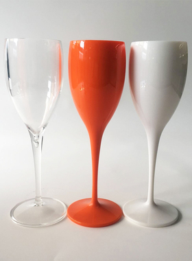 1Cup Champagne Flutes Glasses PC Plastic Wine Glasses Dishwa