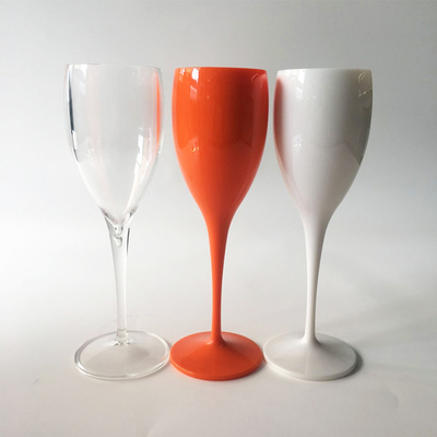 1Cup Champagne Flutes Glasses PC Plastic Wine Glasses Dishwa