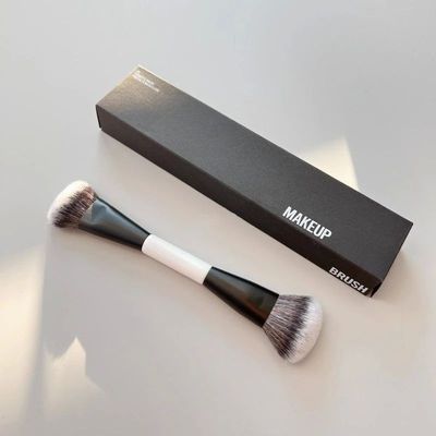 F4 Dual-Ended Synthetic Hair Makeup Brush for Foundation Pow