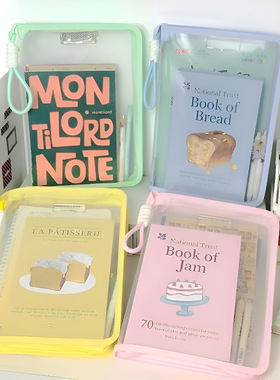 Portable document bag - A4 size transparent storage for