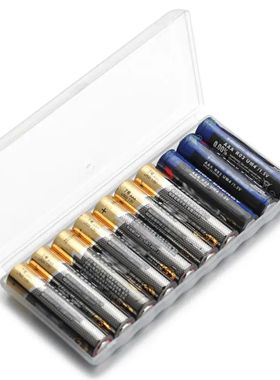 For AAA/AA/18650 10 Slots Battery Storage Box Battery Contai